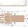 Массажный стол c электроприводом Heliox X103